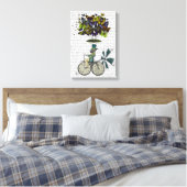 Time Flies Rabbit Canvas Afdruk (Insitu (Slaapkamer))