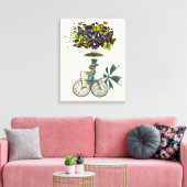 Time Flies Rabbit Canvas Afdruk (Insitu (Woonkamer))