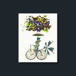 Time Flies Rabbit Canvas Afdruk<br><div class="desc">Dieren en Natuur</div>