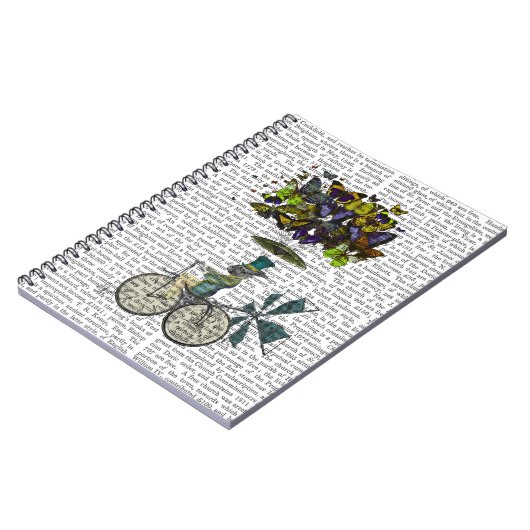 Time Flies Rabbit Notitieboek (Linkerzijde)