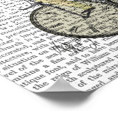 Time Flies Rabbit Poster (Hoek)