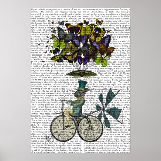 Time Flies Rabbit Poster (Voorkant)