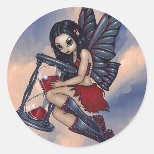 "Time Flies" Sticker (Voorkant)