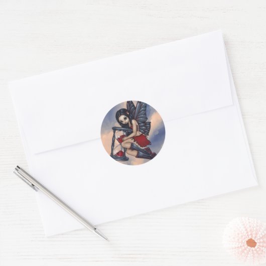 "Time Flies" Sticker (Envelop)