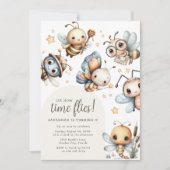 Time Flies verjaardagsfeestje voor kinderen Kaart (Voorkant)