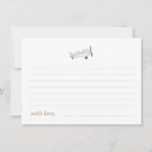 "Time Flies" Vliegtuigthema Tijdcapsule Kaarten (Voorkant)