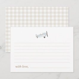 "Time Flies" Vliegtuigthema Tijdcapsule Kaarten