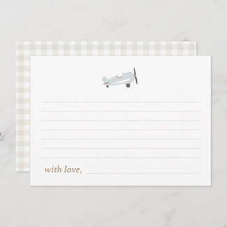 "Time Flies" Vliegtuigthema Tijdcapsule Kaarten