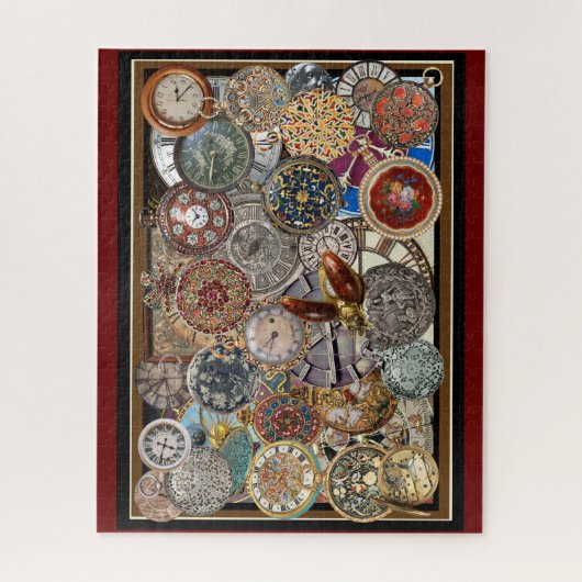 Time Flies Watch and Clock Puzzle Legpuzzel (Verticaal)