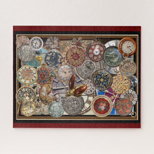 Time Flies Watch and Clock Puzzle Legpuzzel (Horizontaal)