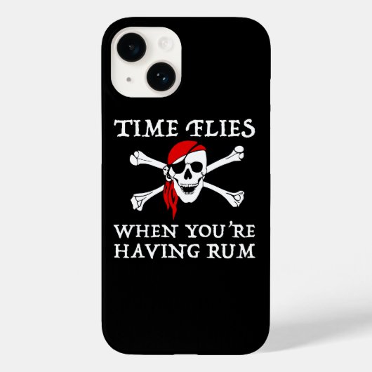 Time Flies When You're Having Rum Case-Mate iPhone Case (Achterkant)
