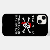Time Flies When You're Having Rum Case-Mate iPhone Case (Achterkant (horizontaal))