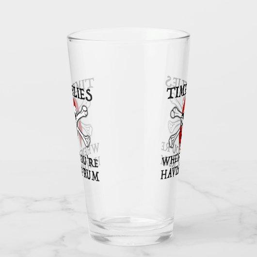 Time Flies When You're Having Rum Glas (Rechts)