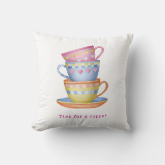 Time for a cuppa cushion kussen