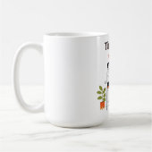 Time for Coffee Cute Couple Illustratio Mug, 15 oz Koffiemok (Links)