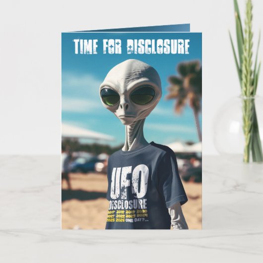 Time For Disclosure Feestdagen Kaart (Voorkant)