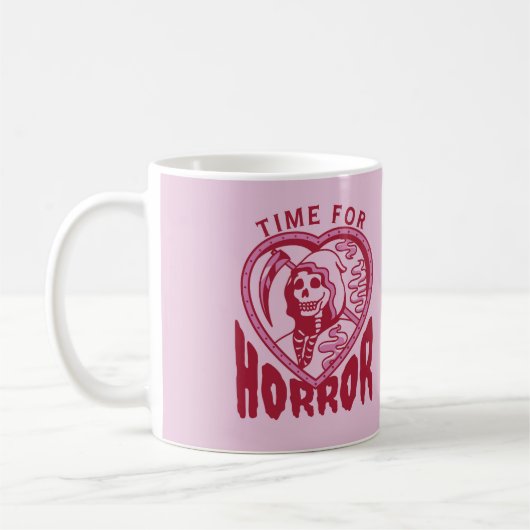 Time For Horror Halloween Mug Koffiemok (Links)