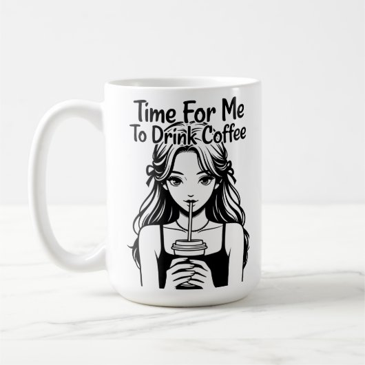 Time for me to drink coffee koffiemok (Links)