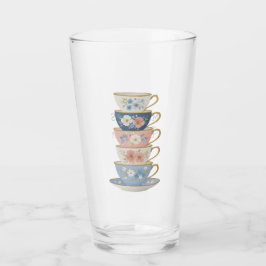 Time for Tea Bridal Shower Glass Tumbler
