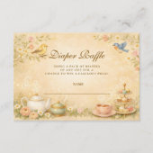 Time for Tea With the Mom-to-Be Diapper Raffle Informatiekaartje (Voorkant)