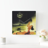 Time for Tiki Revelry! Vierkante Klok (Huis)