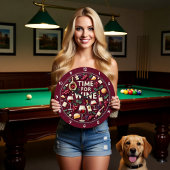 Time For Wine Fun Party Grote Klok