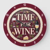 Time For Wine Grape Cheese Grote Klok (Voorkant)