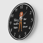 Time For Women Wall Clock Grote Klok (Hoek)