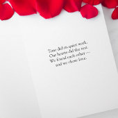 Time Found Us We Chose Love Valentine Quote Kaart