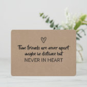 Time Friends - Wil jij mijn bruidsmeisje zijn? Kaart (Staand voorkant)