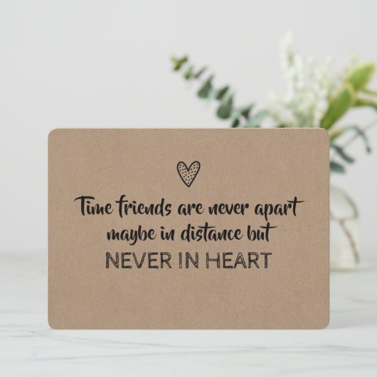 Time Friends - Wil jij mijn bruidsmeisje zijn? Kaart (Staand voorkant)