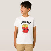 Time Fries Funny French Fries Pun T-shirt (Voorkant volledig)