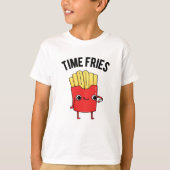 Time Fries Funny French Fries Pun T-shirt (Voorkant)