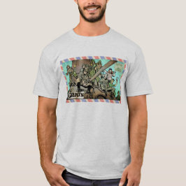 Time Grunts envelop design basis t-shirt