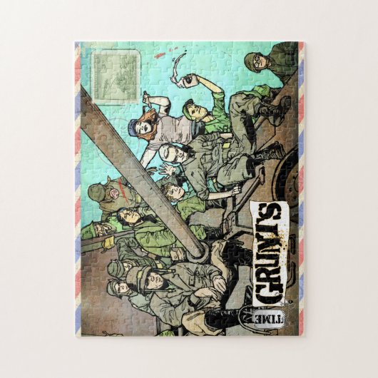 Time Grunts-postcard puzzel (Verticaal)