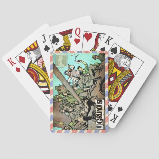 Time Grunts speelkaarten (Achterkant)