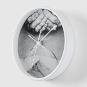 Time Hourglass handen Potlood Tekening Surreal art (Hoek)