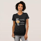 Time Inspirerend Quote T-shirt (Voorkant volledig)