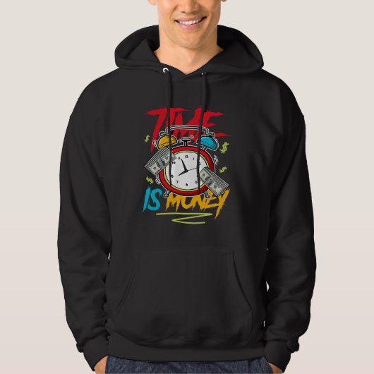 Time Is Money Drip Fruity Pebbles Dunk Low Hoodie (Voorkant)
