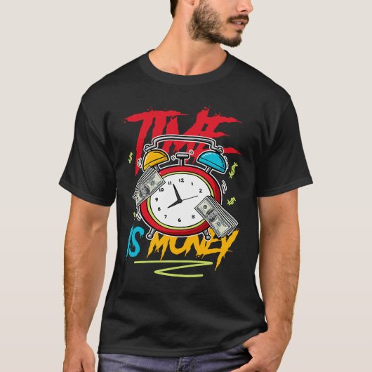 Time Is Money Drip Fruity Pebbles Dunk Low T-shirt (Voorkant)