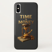 Time Is Money | Powerful Motivational Design Case-Mate iPhone Case (Achterkant)