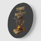 Time Is Money | Powerful Motivational Design Grote Klok (Hoek)