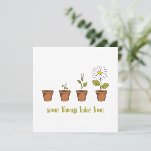 Time Kaart (Staand voorkant)