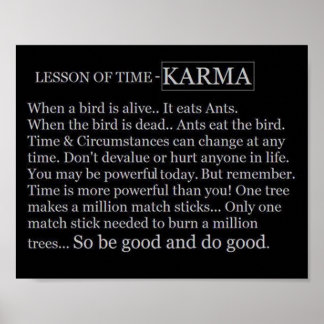 Time&Karma-Poster Poster