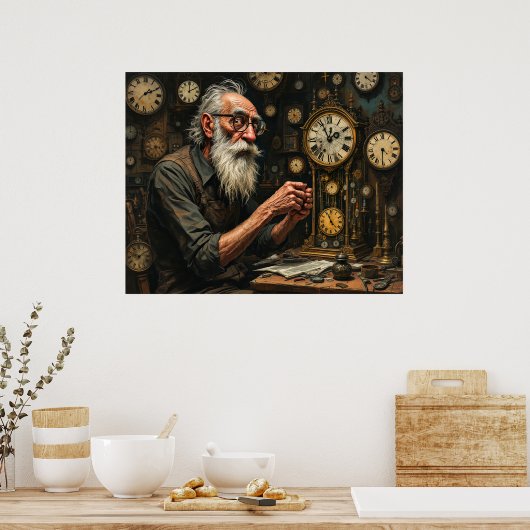 Time Keeper Poster (Keuken)