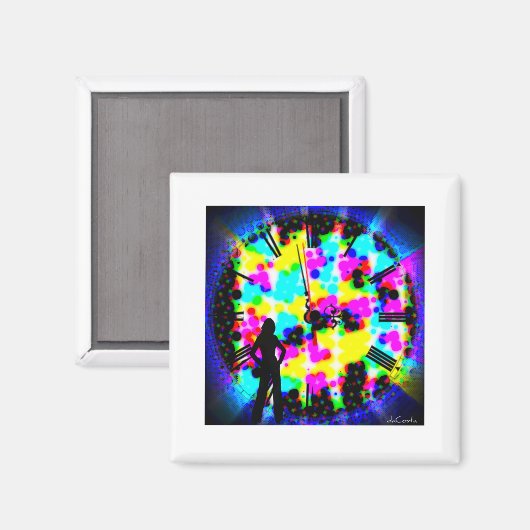 Time Koelkast Magnet (Voorkant / Achterkant)