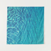 Time-lapse-foto van blauw waterlichaam wandkleed (Voorkant (horizontaal))
