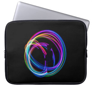 Time-lapse-fotografie van lichten laptop sleeve