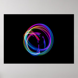 Time-lapse-fotografie van lichten poster