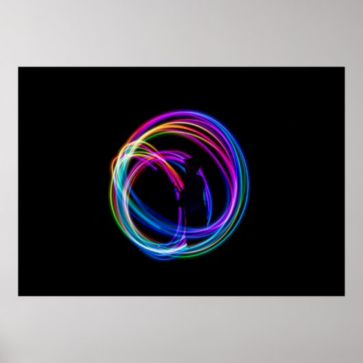 Time-lapse-fotografie van lichten poster (Voorkant)